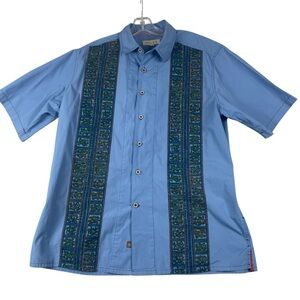 Men's‎ Territory Ahead 100% Cotton Short Sleeve Button Down Large 0079